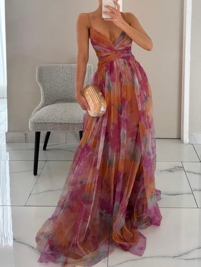 SELENE – ELEGANT PLEATED OCCASION DRESS