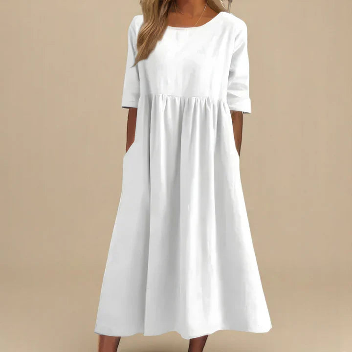 AMARIS | ELEGANT LOOSE-FIT MAXI DRESS