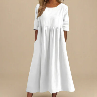 AMARIS | ELEGANT LOOSE-FIT MAXI DRESS