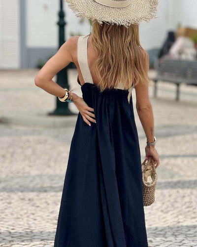 LYVÉ | CROSS NECK DRESS