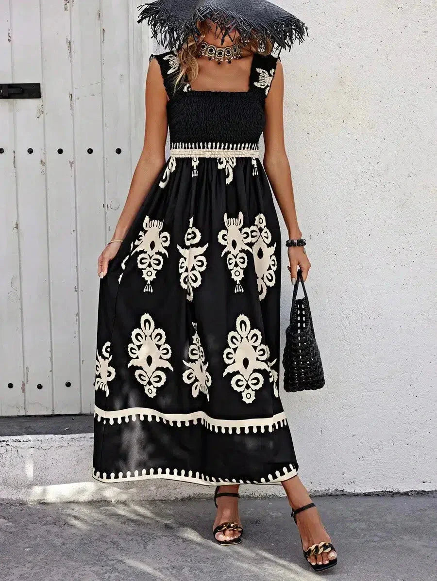 LUCIENNE | CHIC MIDI DRESS