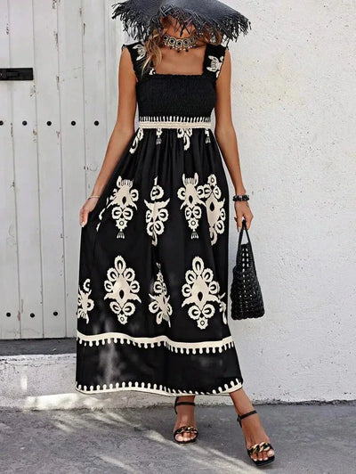 LUCIENNE | CHIC MIDI DRESS