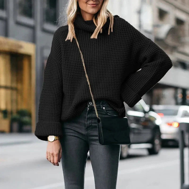 CAMILLE WAFFLE-KNIT | PULLOVER