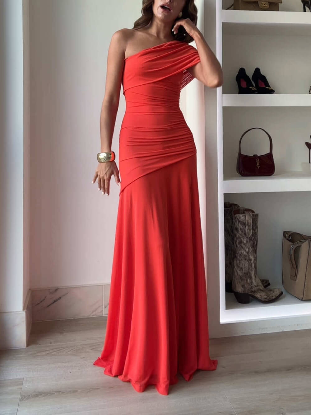 MIRA – SOFT ELEGANCE ASYMMETRICAL LOUNGE DRESS