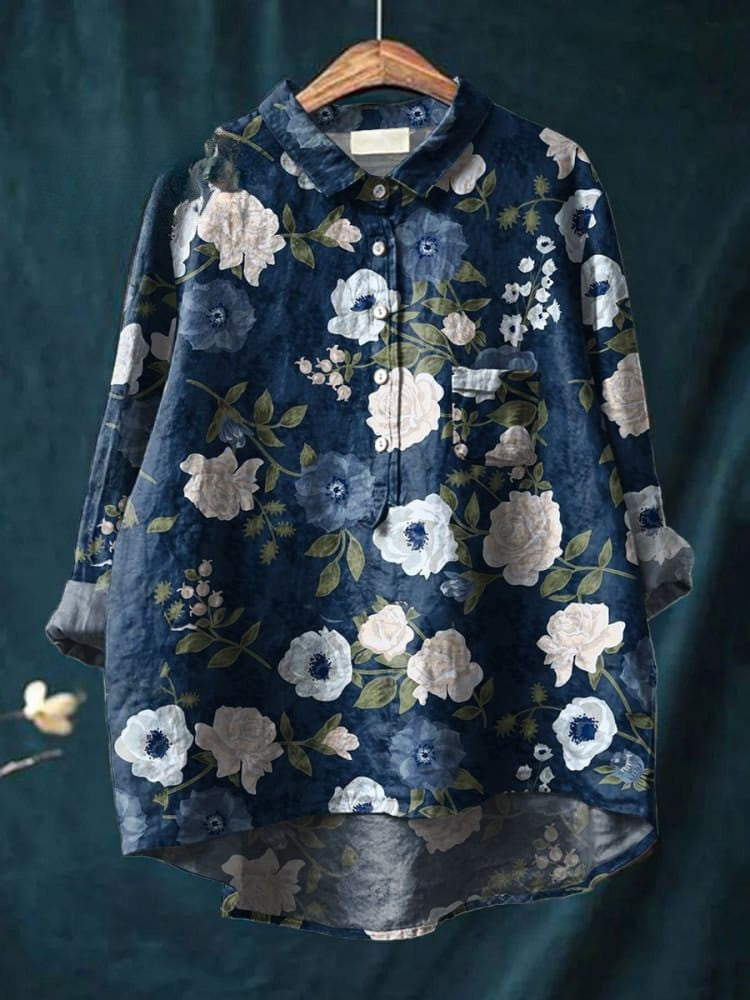CALISTA – FLORAL ART SHIRT