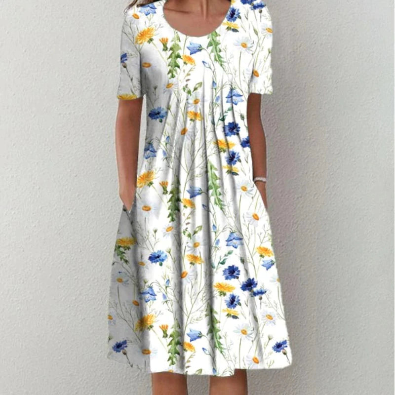 CALISTINA | ELEGANT TUMMY COVERAGE DRESS