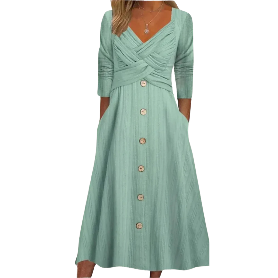 MIRENA | ELEGANT TUMMY COVERAGE DRESS