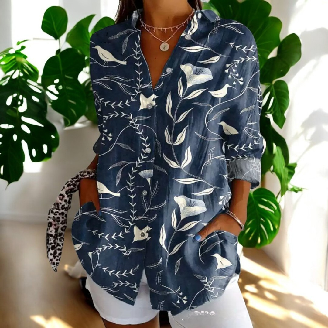 ISALYN | STYLISH FLORAL BLOUSE