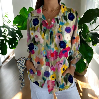 ISALYN | STYLISH FLORAL BLOUSE