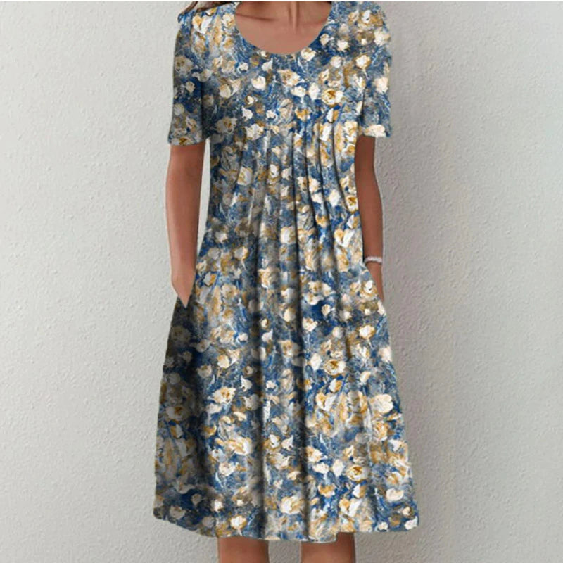 CALISTINA | ELEGANT TUMMY COVERAGE DRESS