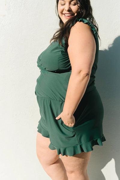 LUCINA DRAPE – TUMMY CONTROL SWIMSUIT