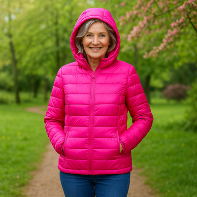 THE AURORA JACKET | BRIGHT PINK