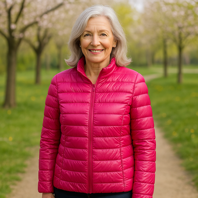 THE SERENA PUFFER JACKET | PINK