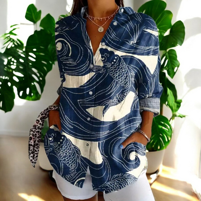 ISALYN | STYLISH FLORAL BLOUSE
