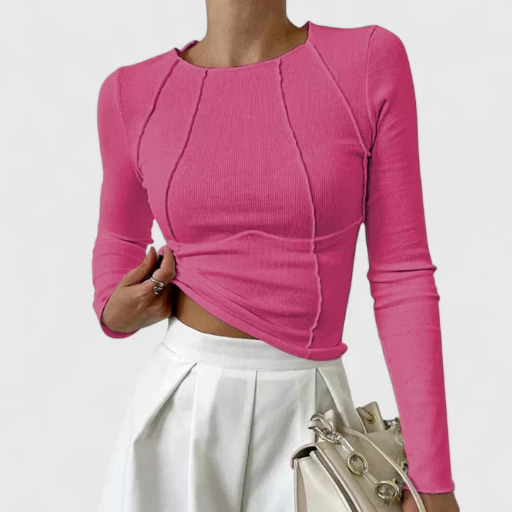 SOLENYA | COMFORTABLE LONG SLEEVE TOP