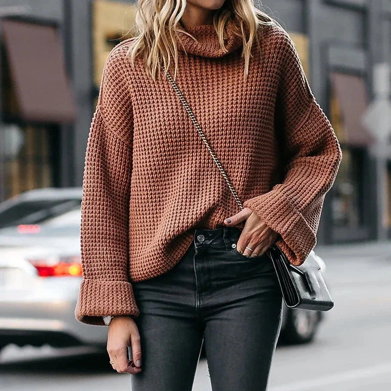 CAMILLE WAFFLE-KNIT | PULLOVER