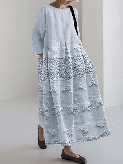 AYLÉA™ | LACE PRINTED DRESS