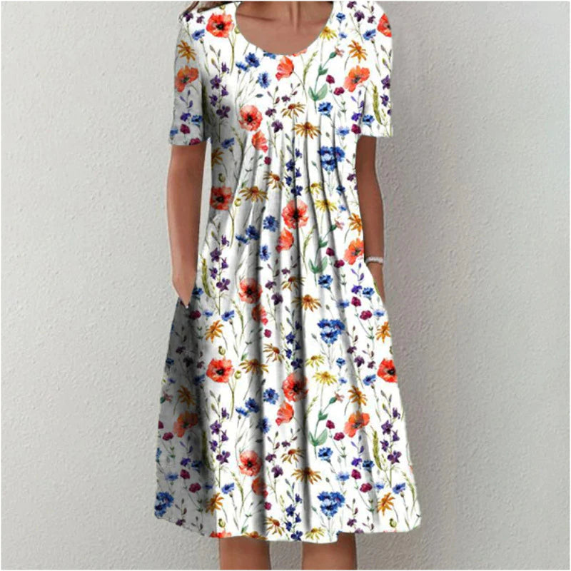 CALISTINA | ELEGANT TUMMY COVERAGE DRESS