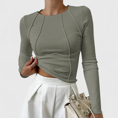 SOLENYA | COMFORTABLE LONG SLEEVE TOP
