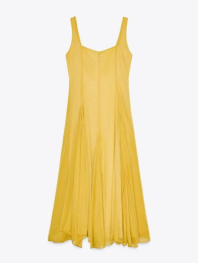 SERENA – TIMELESS SQUARE-NECK A-LINE OCCASION DRESS