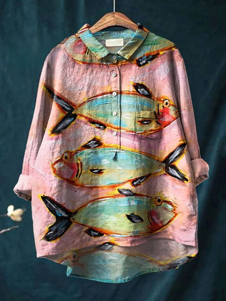 MARIS – VINTAGE FISH ART SHIRT