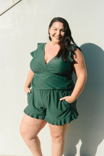 LUCINA DRAPE – TUMMY CONTROL SWIMSUIT