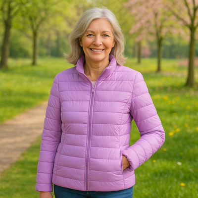 THE SERENA PUFFER JACKET | LILA