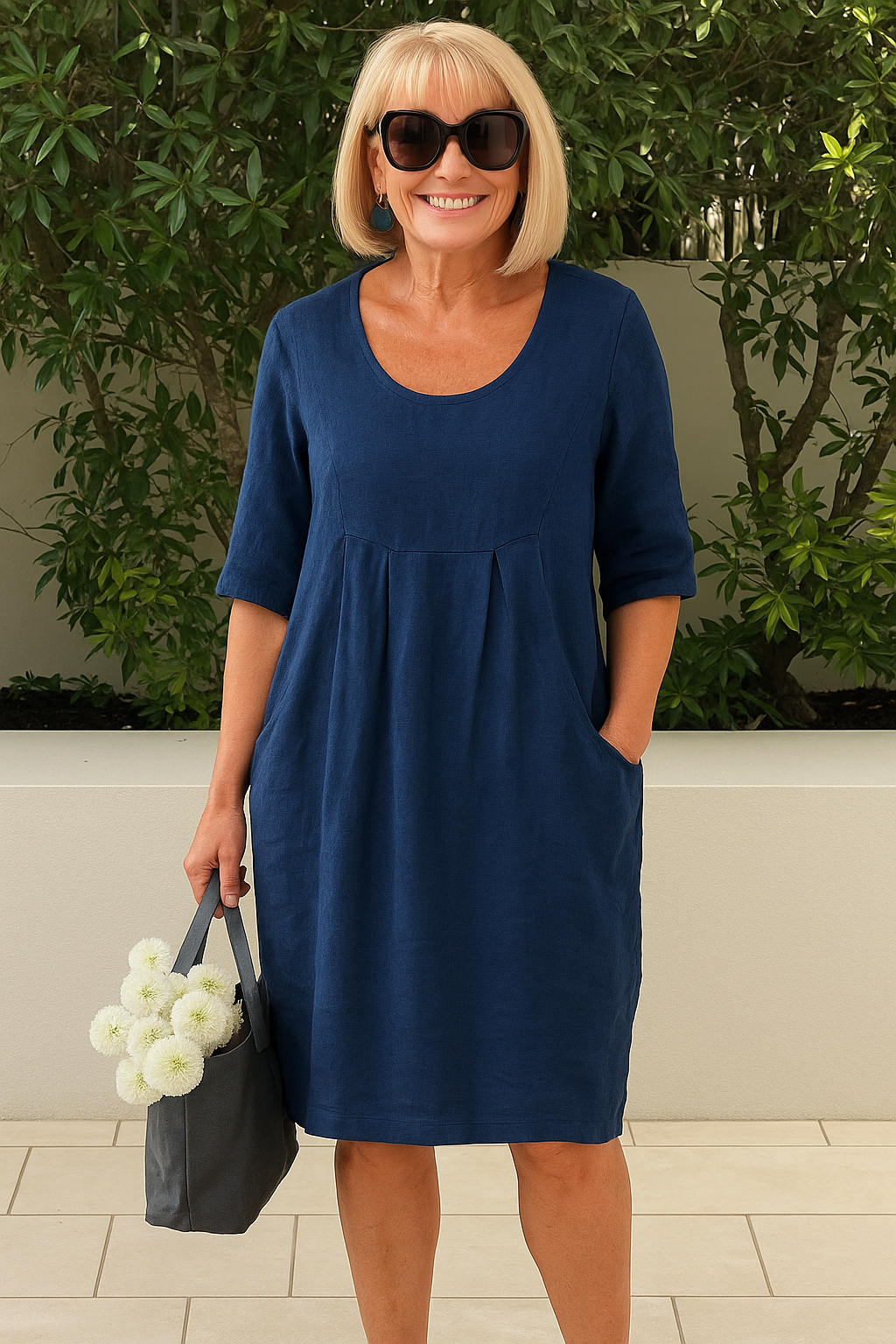 SÉRANA | LINEN POCKET DRESS