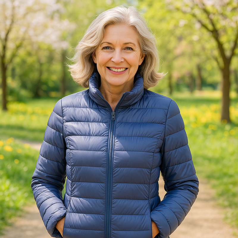 THE SERENA PUFFER JACKET | INDIGO