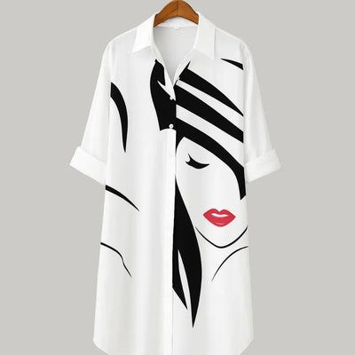 MAELIS | PLAYFUL PATTERNED SHIRT DRESS