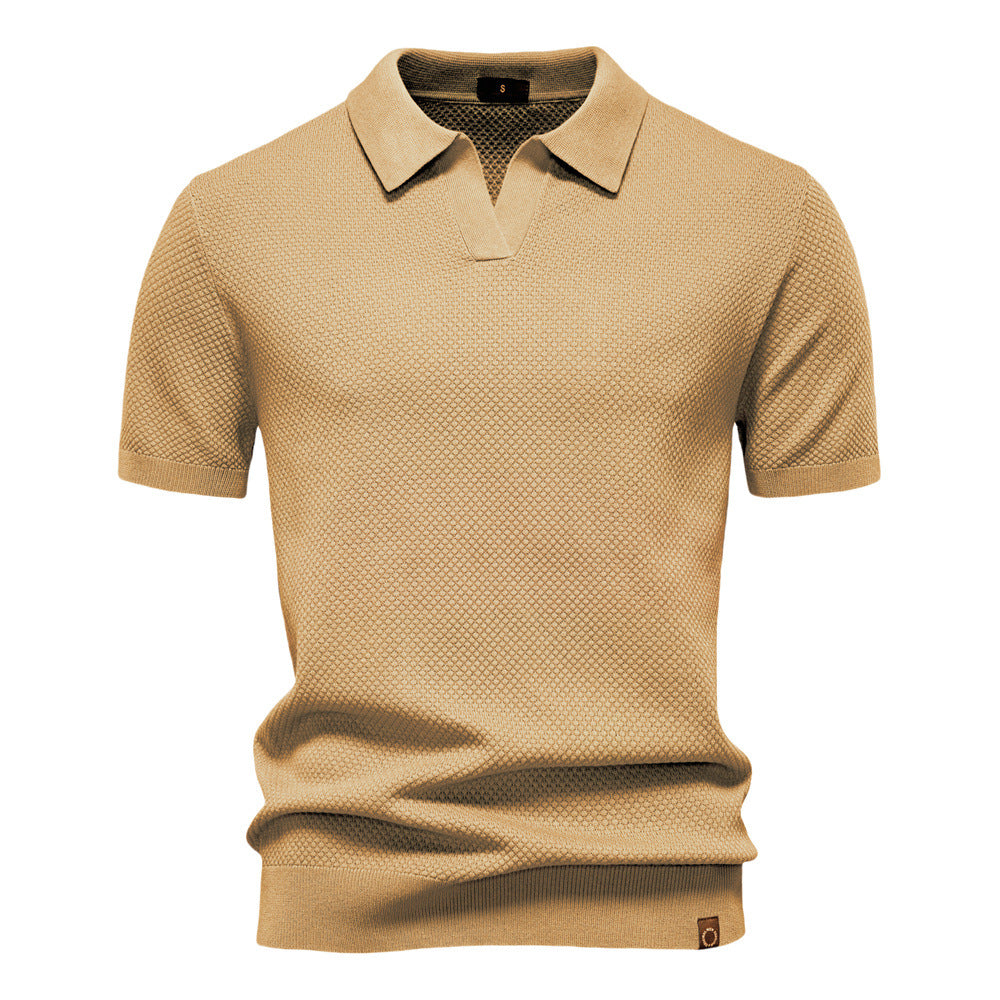 EDEN | TEXTURED POLO SHIRT
