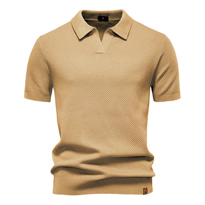 EDEN | TEXTURED POLO SHIRT