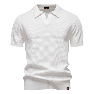 EDEN | TEXTURED POLO SHIRT