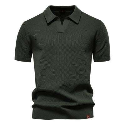 EDEN | TEXTURED POLO SHIRT