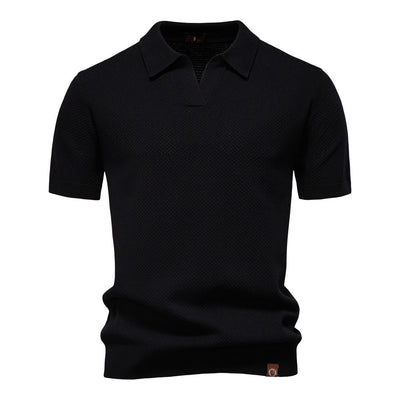 EDEN | TEXTURED POLO SHIRT