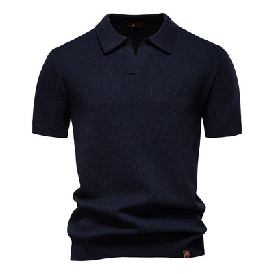 EDEN | TEXTURED POLO SHIRT
