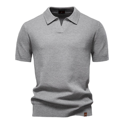 EDEN | TEXTURED POLO SHIRT