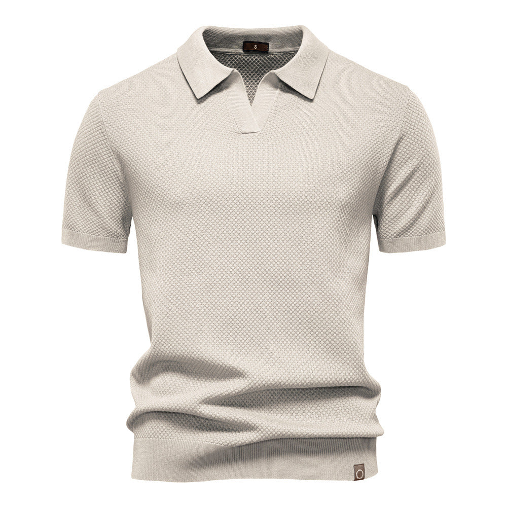 EDEN | TEXTURED POLO SHIRT