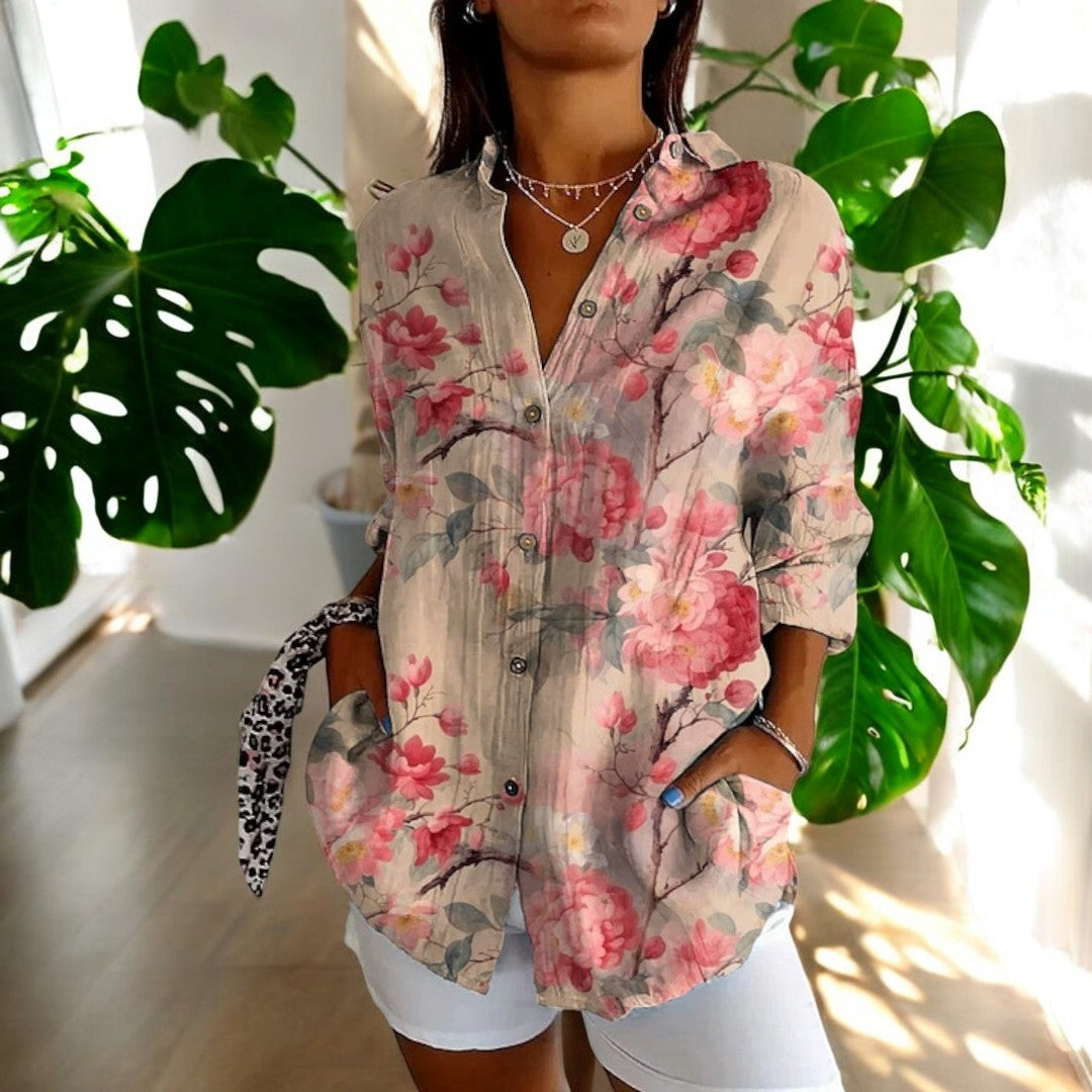 ISALYN | STYLISH FLORAL BLOUSE