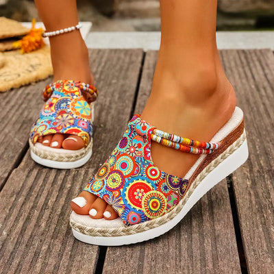 SOLARA | WEDGE SANDALS