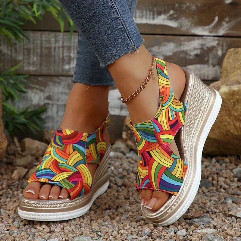 SOLARA | WEDGE SANDALS