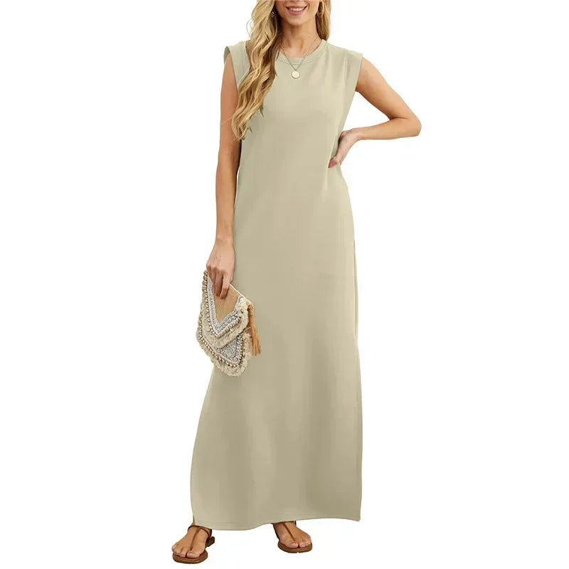 MARÉLLE | SIMPLE SLIT DRESS