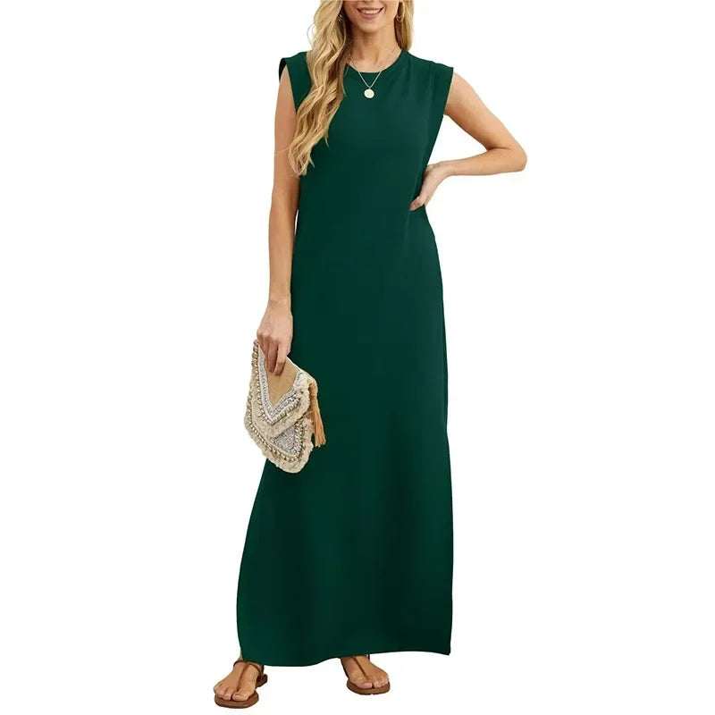 MARÉLLE | SIMPLE SLIT DRESS