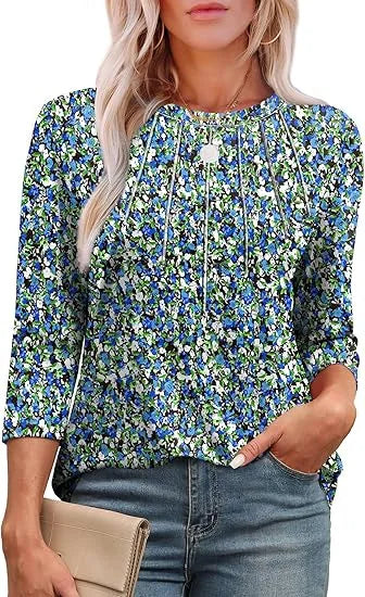 THE SERENYA | PLEATED BLOUSE