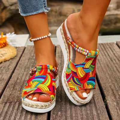 SOLARA | WEDGE SANDALS