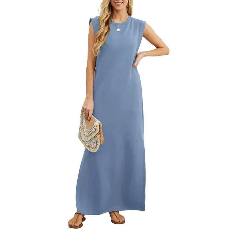 MARÉLLE | SIMPLE SLIT DRESS