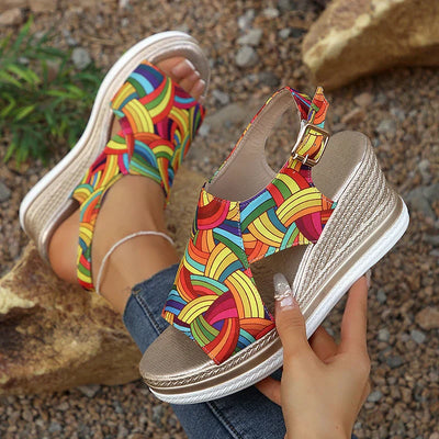 SOLARA | WEDGE SANDALS