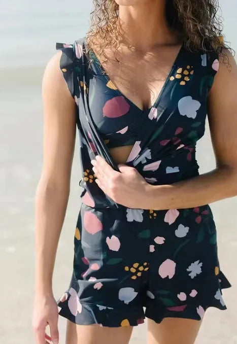 LUCINA DRAPE – TUMMY CONTROL SWIMSUIT