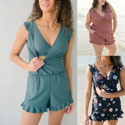 LUCINA DRAPE – TUMMY CONTROL SWIMSUIT