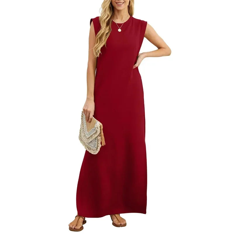 MARÉLLE | SIMPLE SLIT DRESS